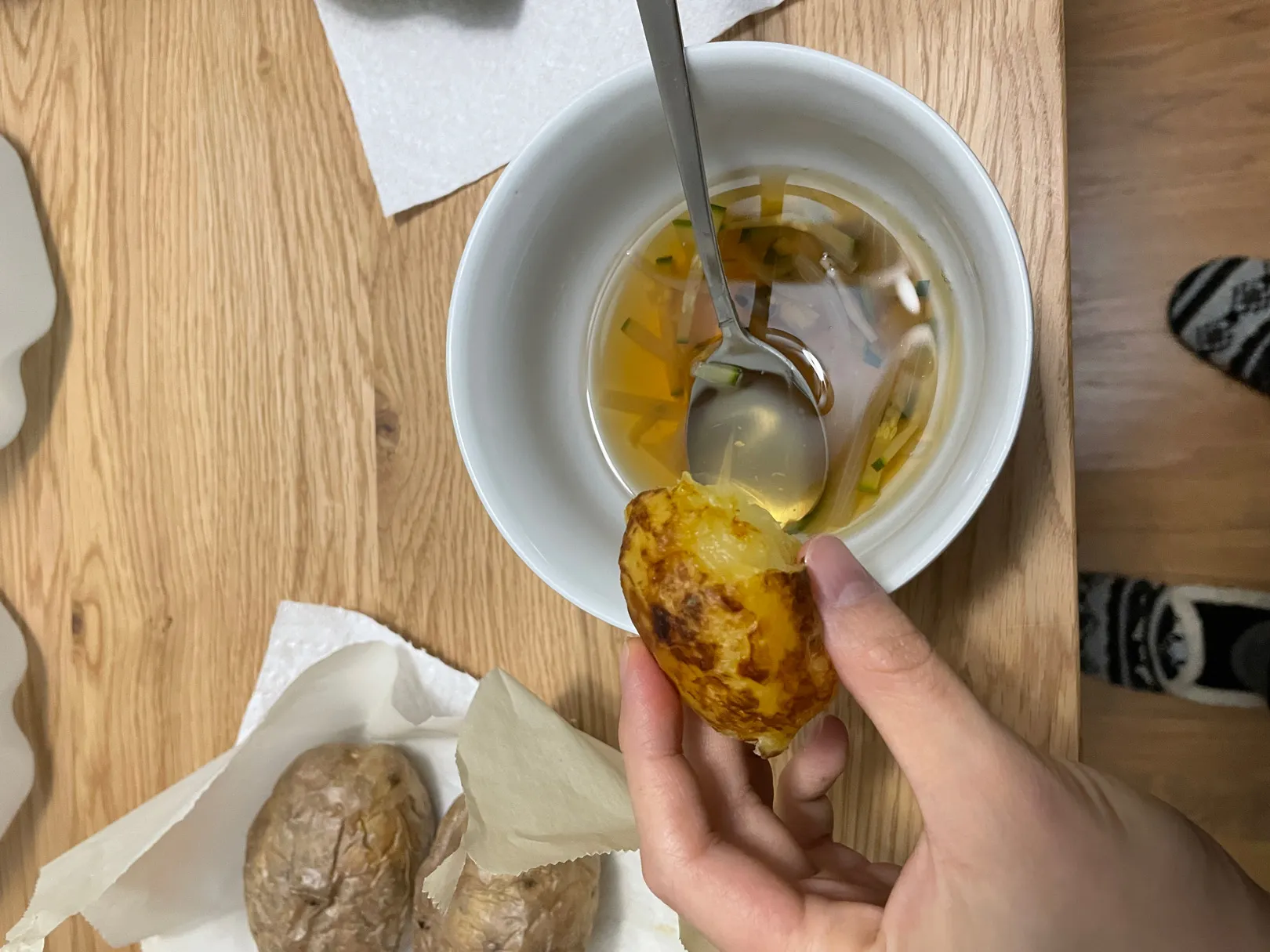 입덧에 에프에 돌린 통감자 추천해요!