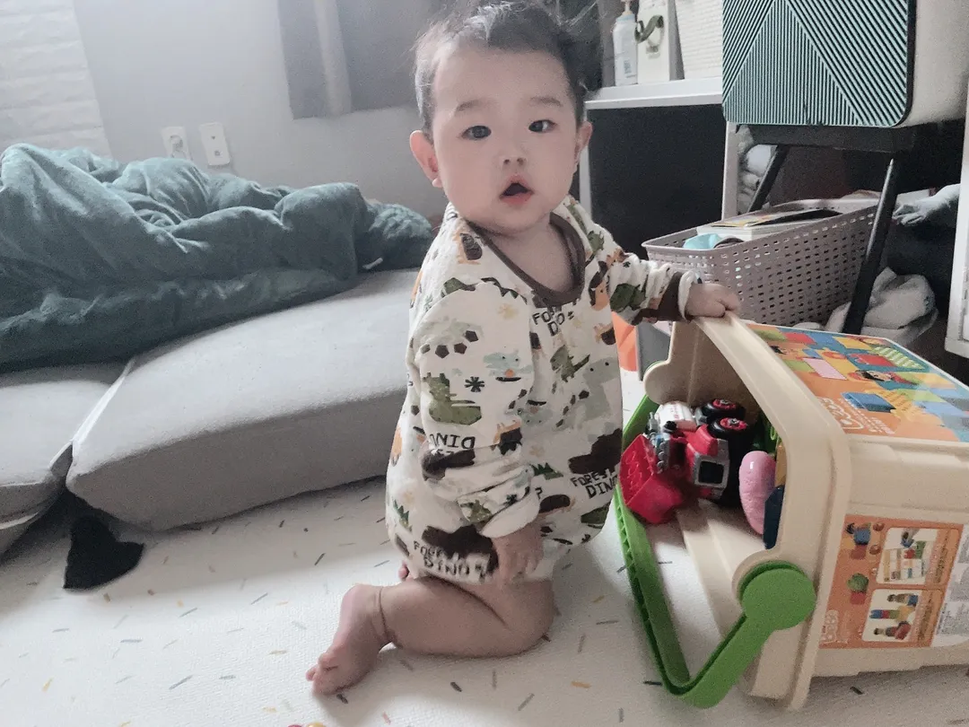 아가 혼자서나요?