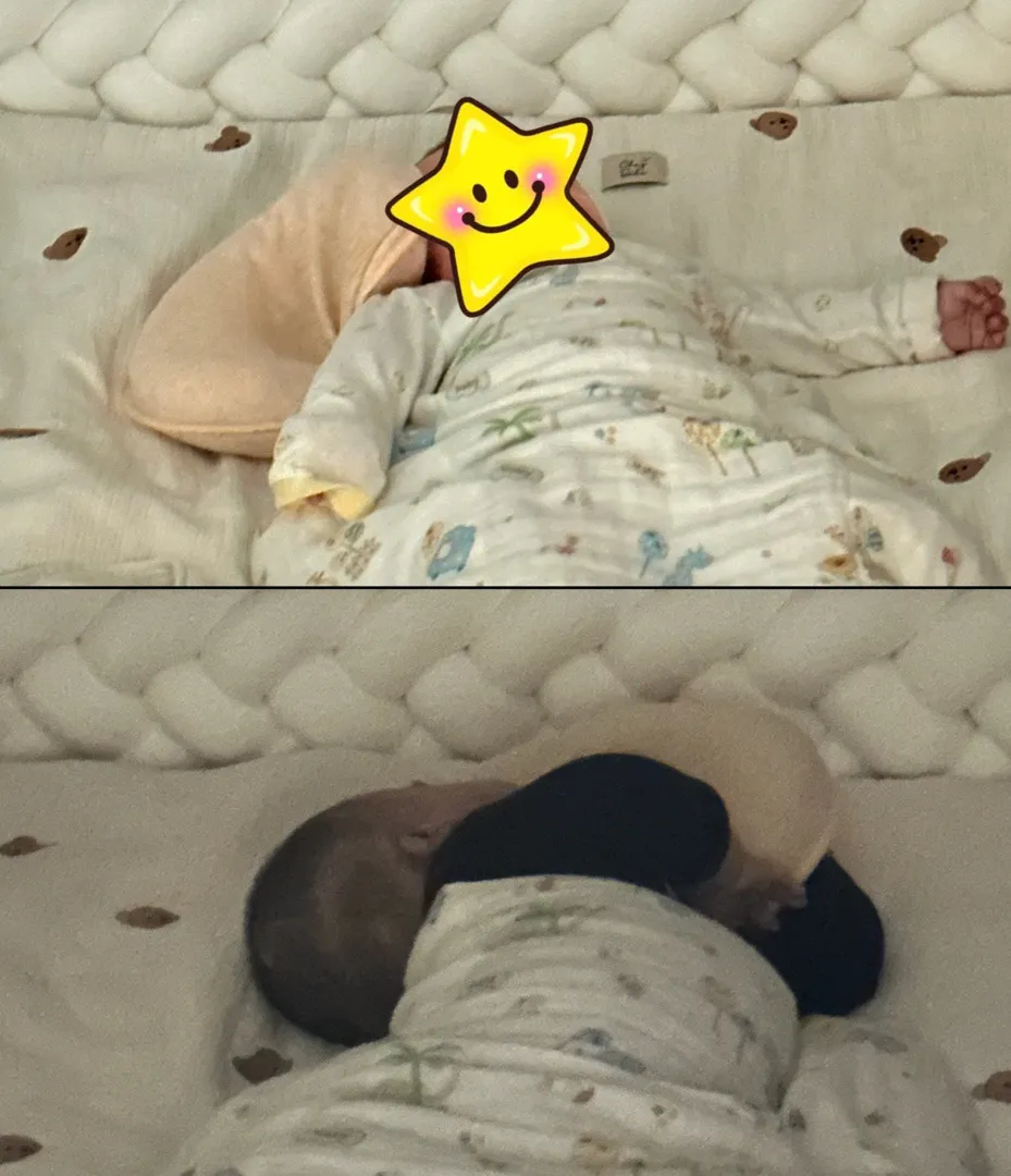 베개 빼는 아기 있나요?ㅜㅜ