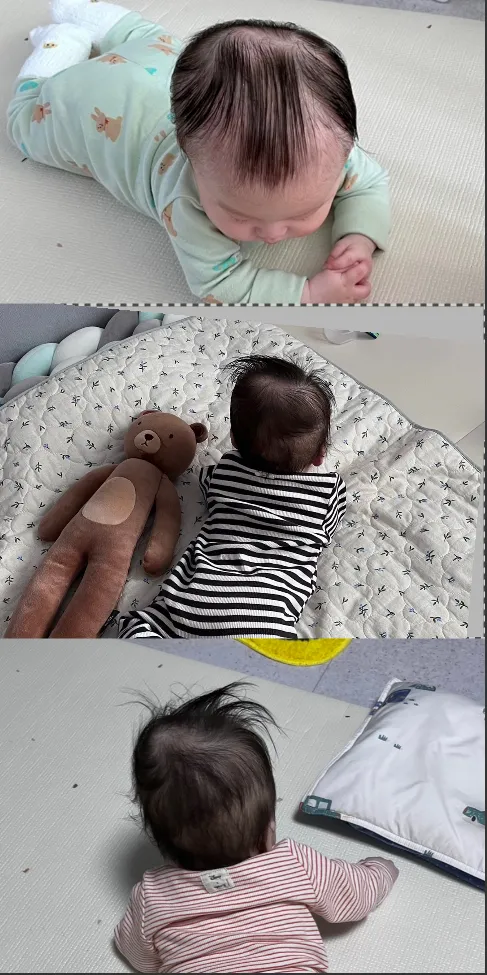 아기두상좀 봐주세욤..