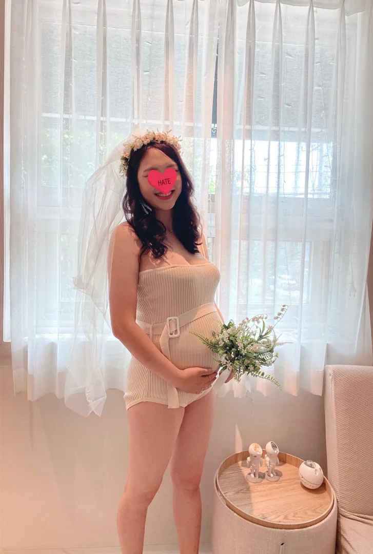 오늘 둘째 만삭촬영했어요! ><
