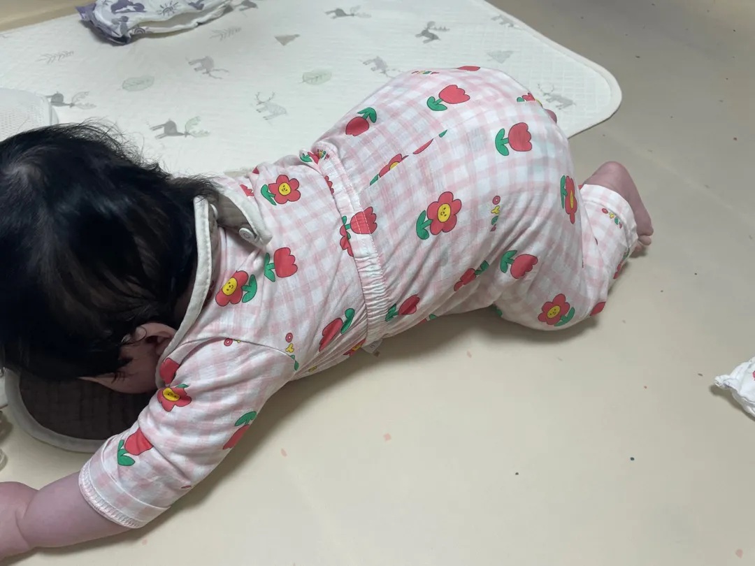 이제 기려고 준비하나봐요😂