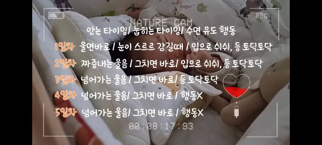 안눕 수면교육 어렵네요..