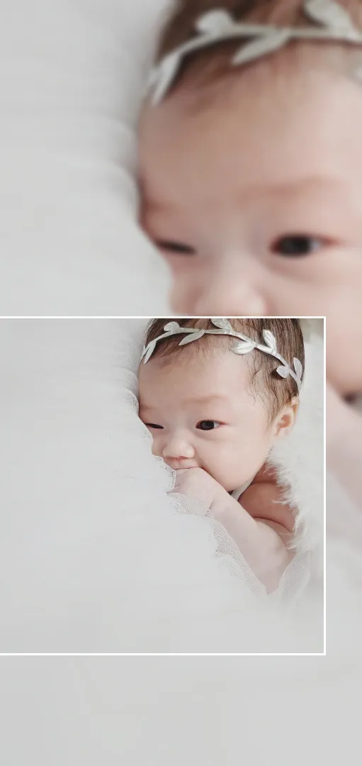 저희6남매중 막둥이 50일사진찍었어요