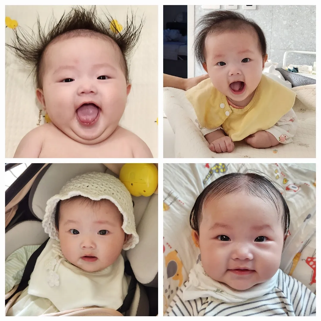 대체 머리카락은 언제 내려오죠