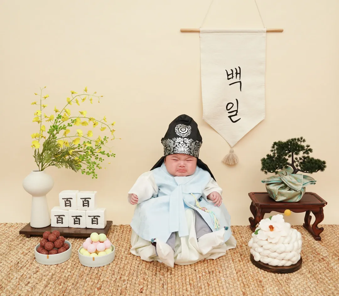 백일사진 원본 나왔어요!!!