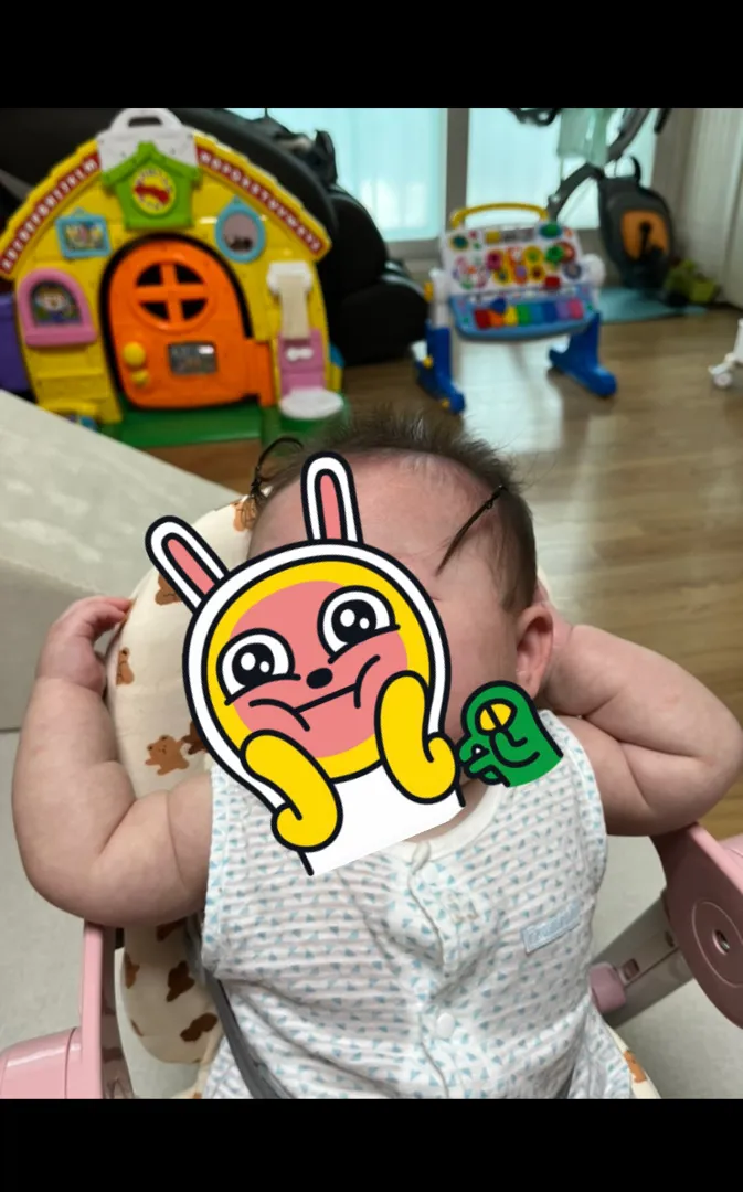 머리묶기..