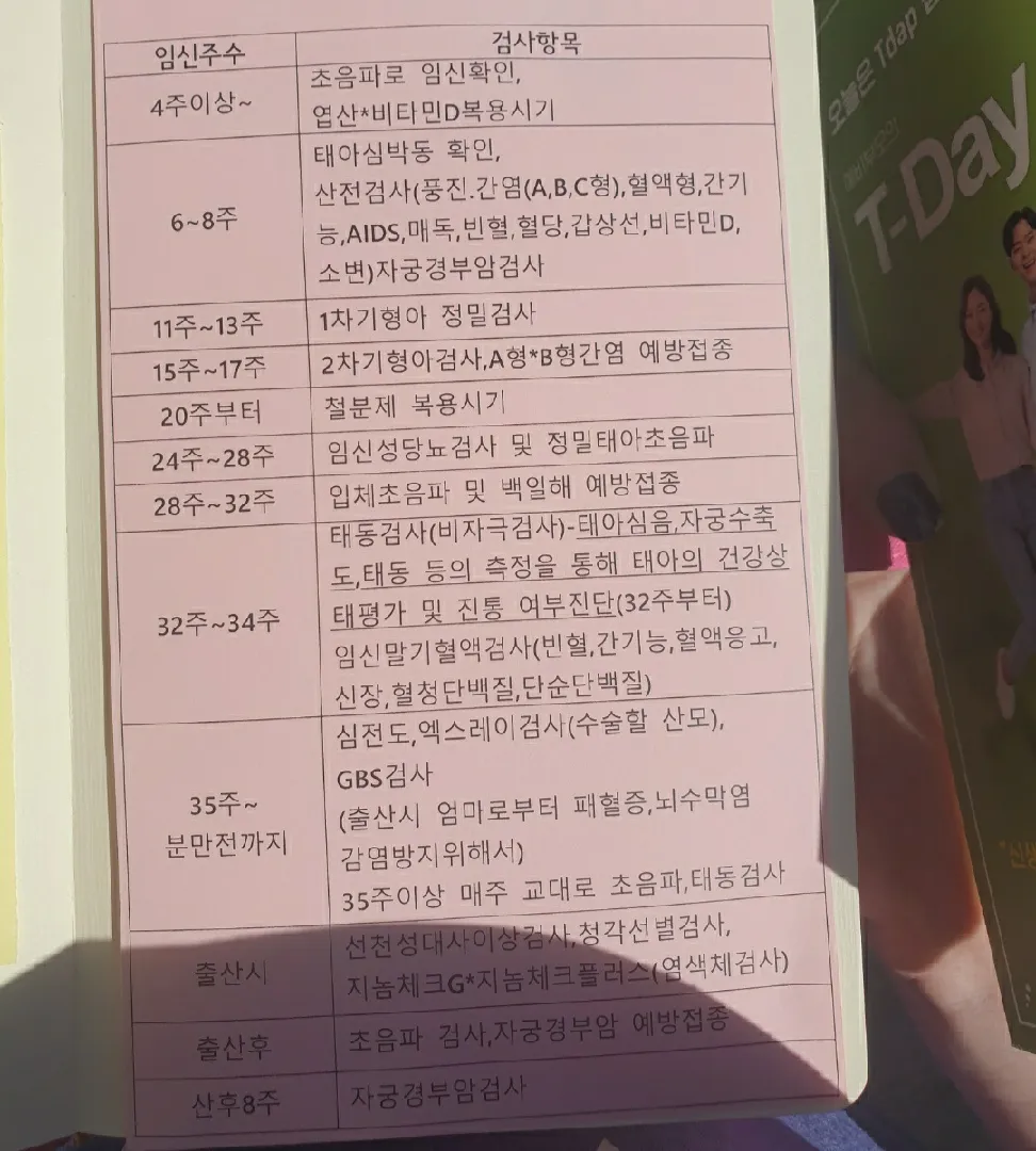월욜때받은종이공유~~