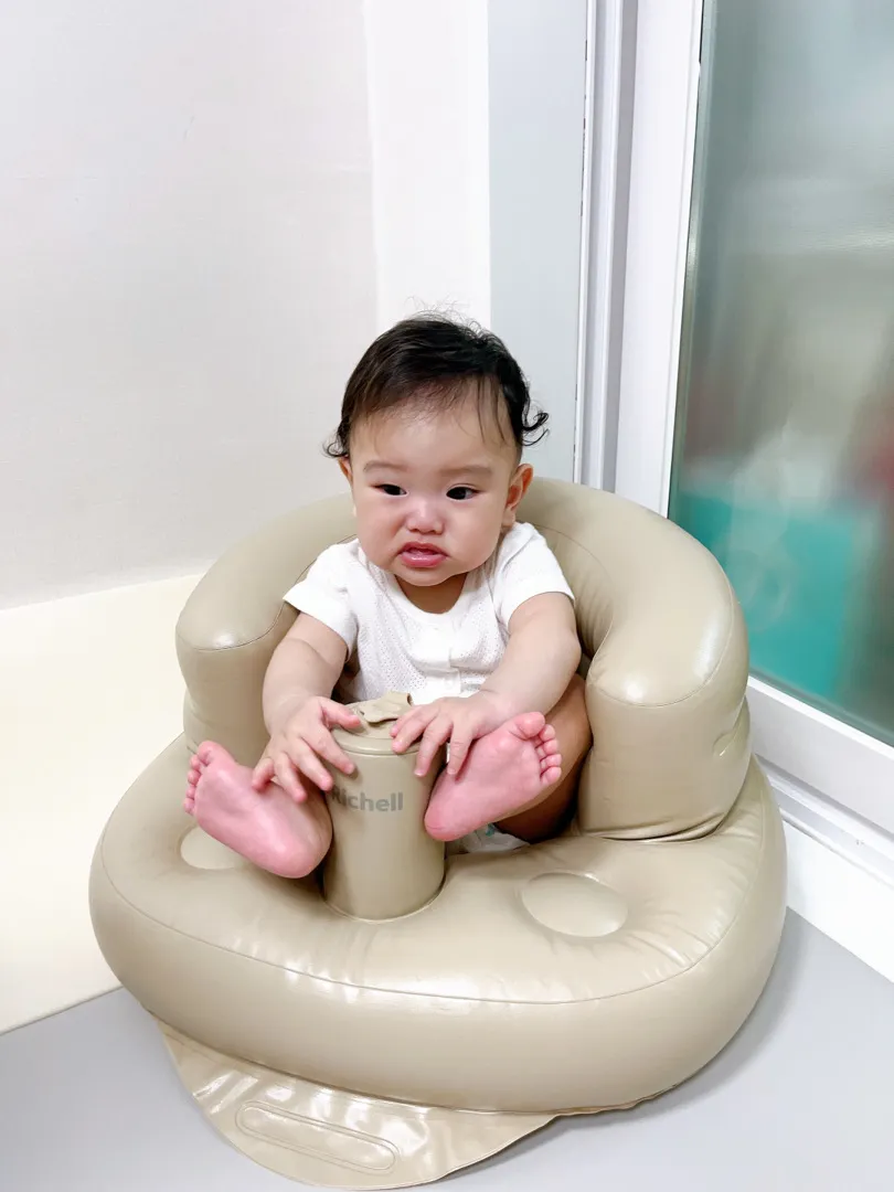 오늘 처음으로 이유식했어요~😄