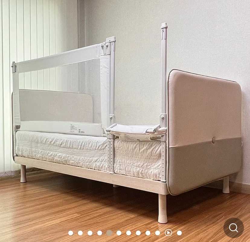 아기침대 폴딩가드 쓰는 분 계신가요?