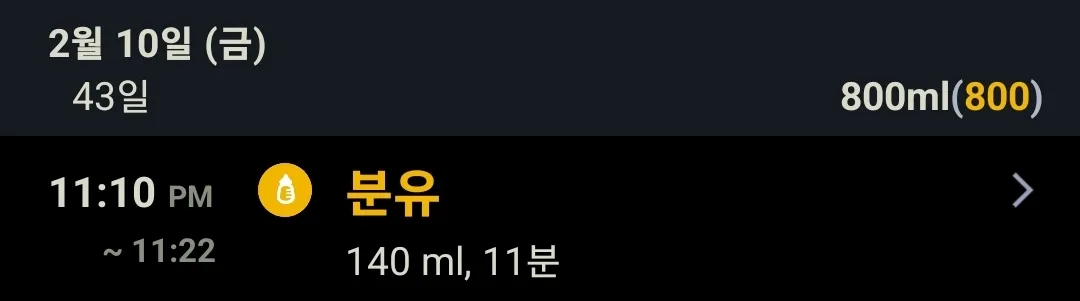 44일차 5.9kg 남아 수유텀/수유양 공유!