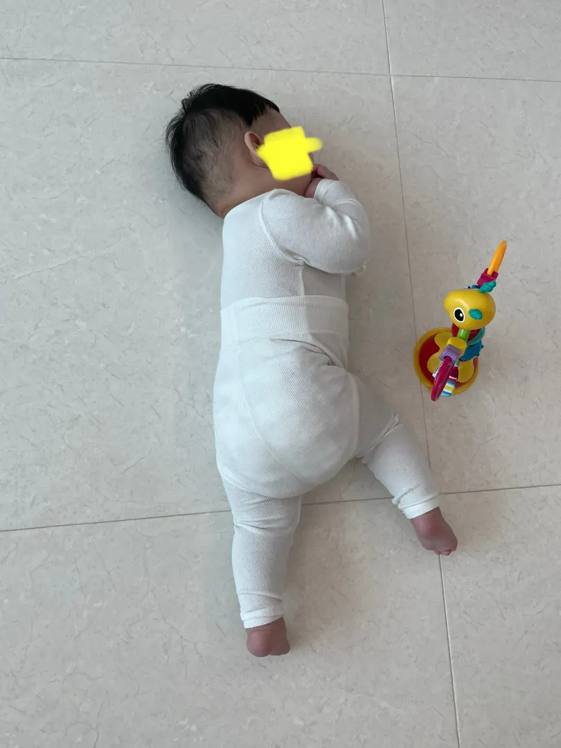뒤집기 생각 없는 165일 아가