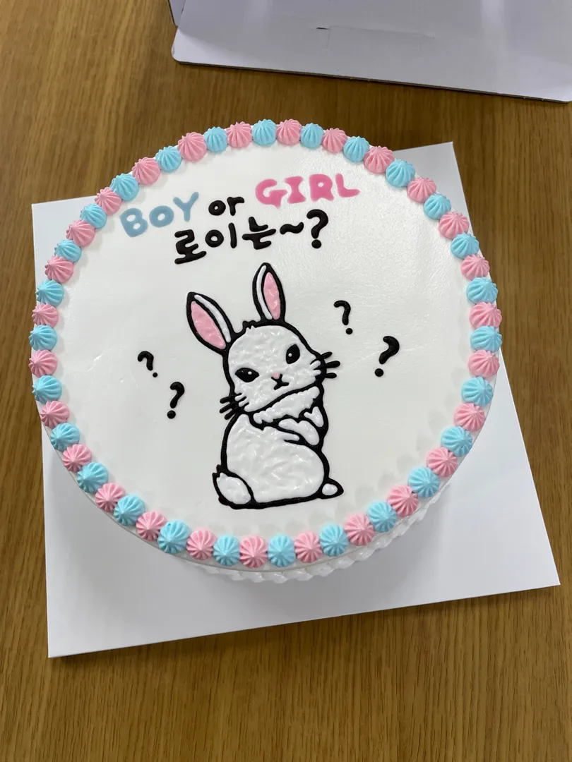 성별 공개 케이크 성공 이벤트👍👍