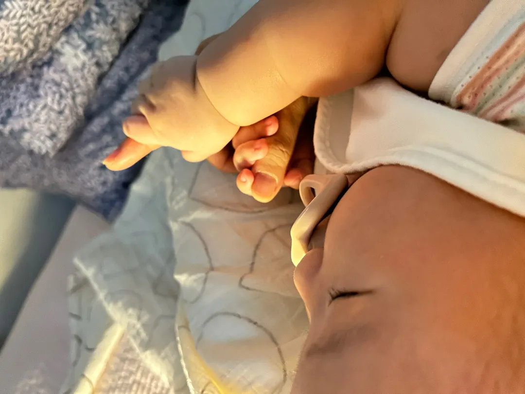 잠투정하다가 