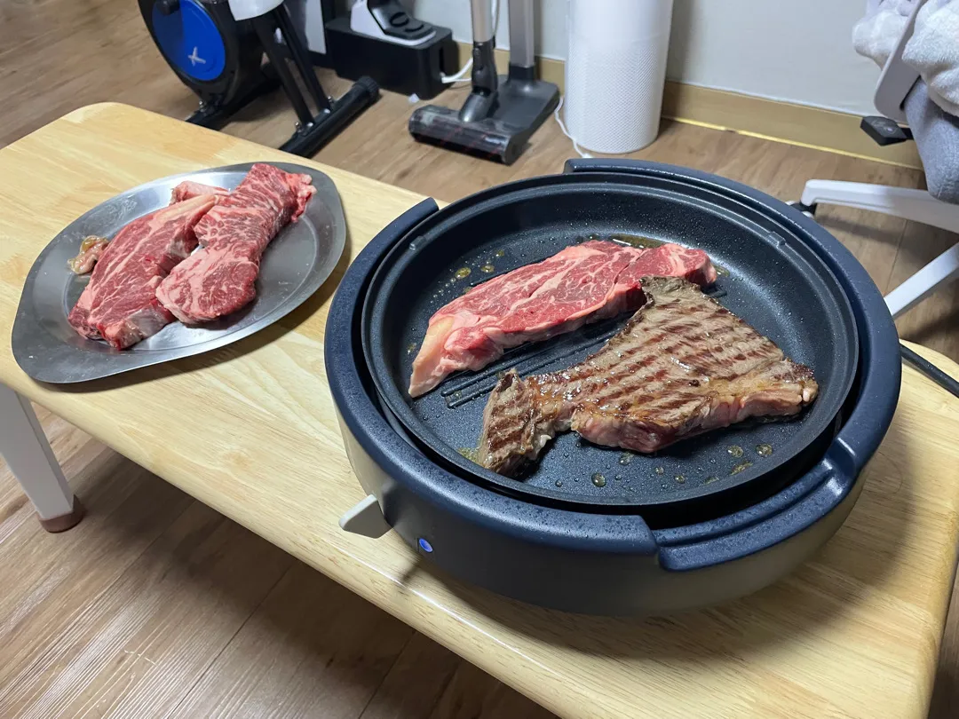 드디어 고기를 먹어요🥩