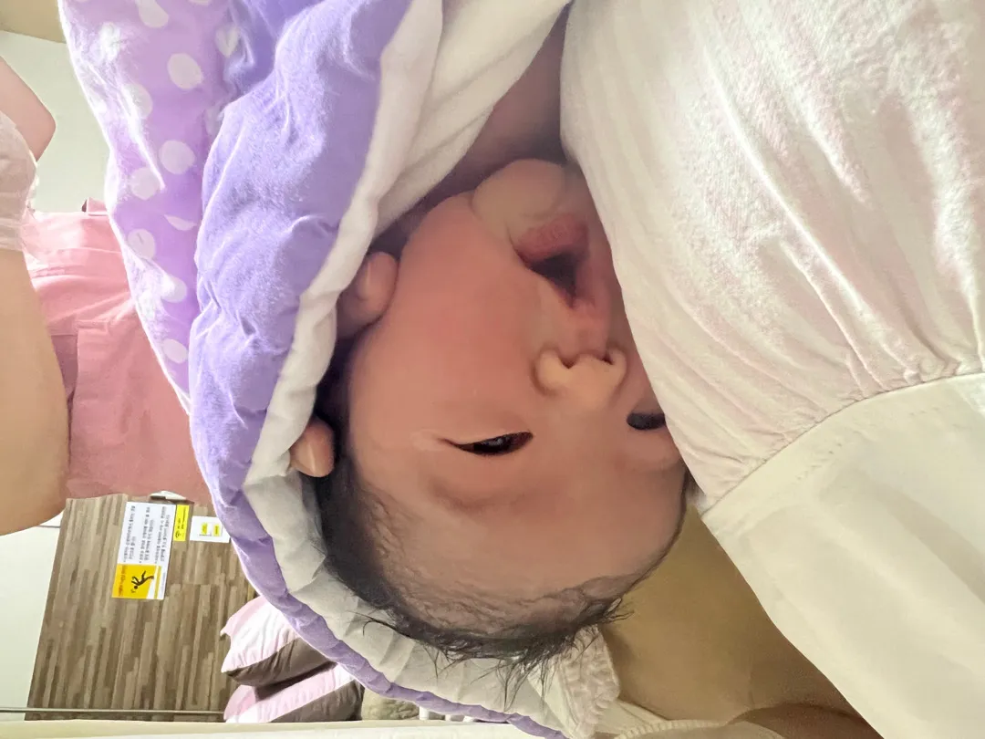 오늘 제왕해서 아기 낳았어요!