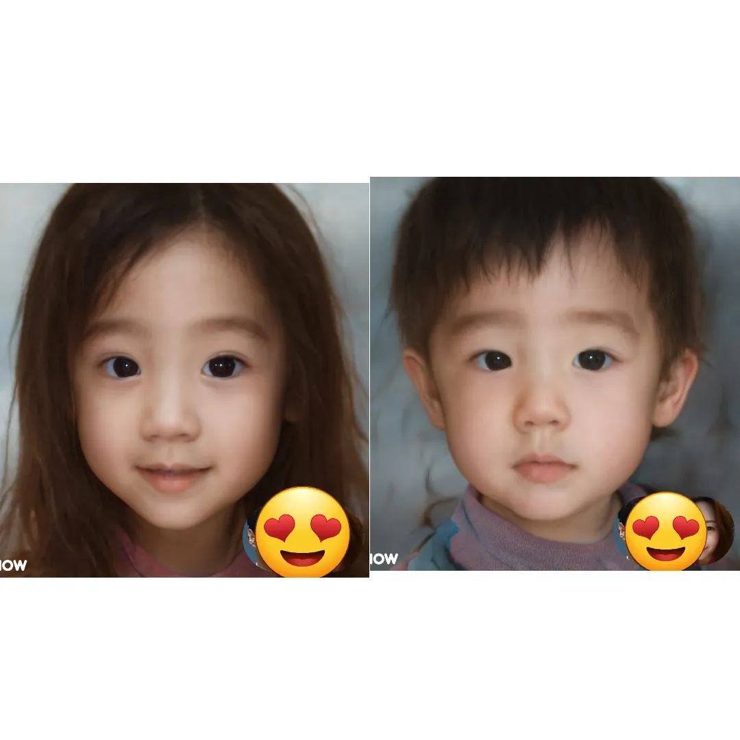 곧 태어날 2세 얼굴