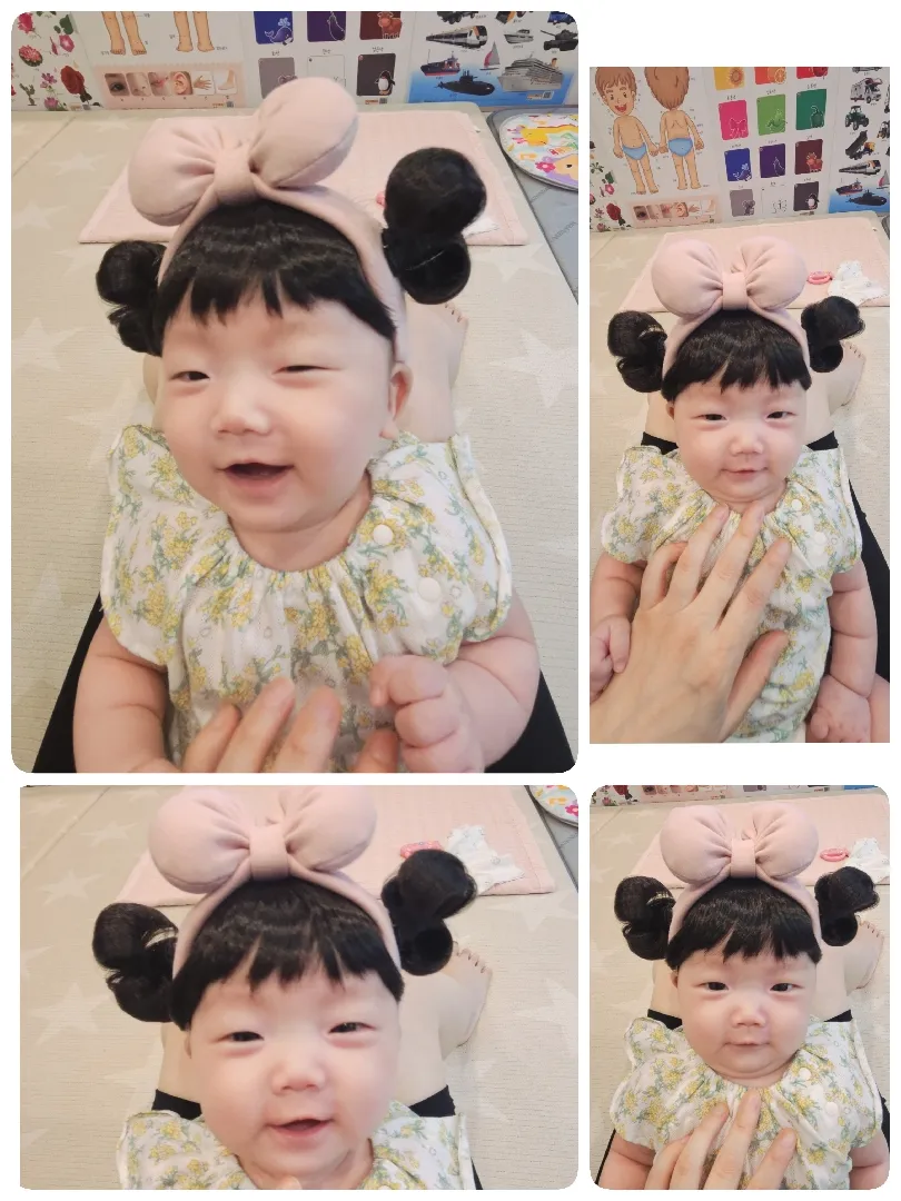 가발 헤어밴드♡
