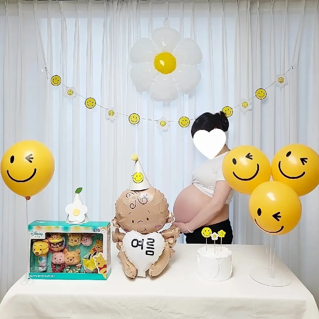 35주차 배 크기 및 내려온 정도