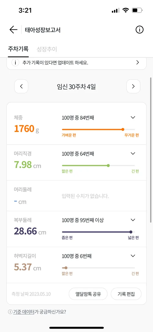 30일 4주 애기