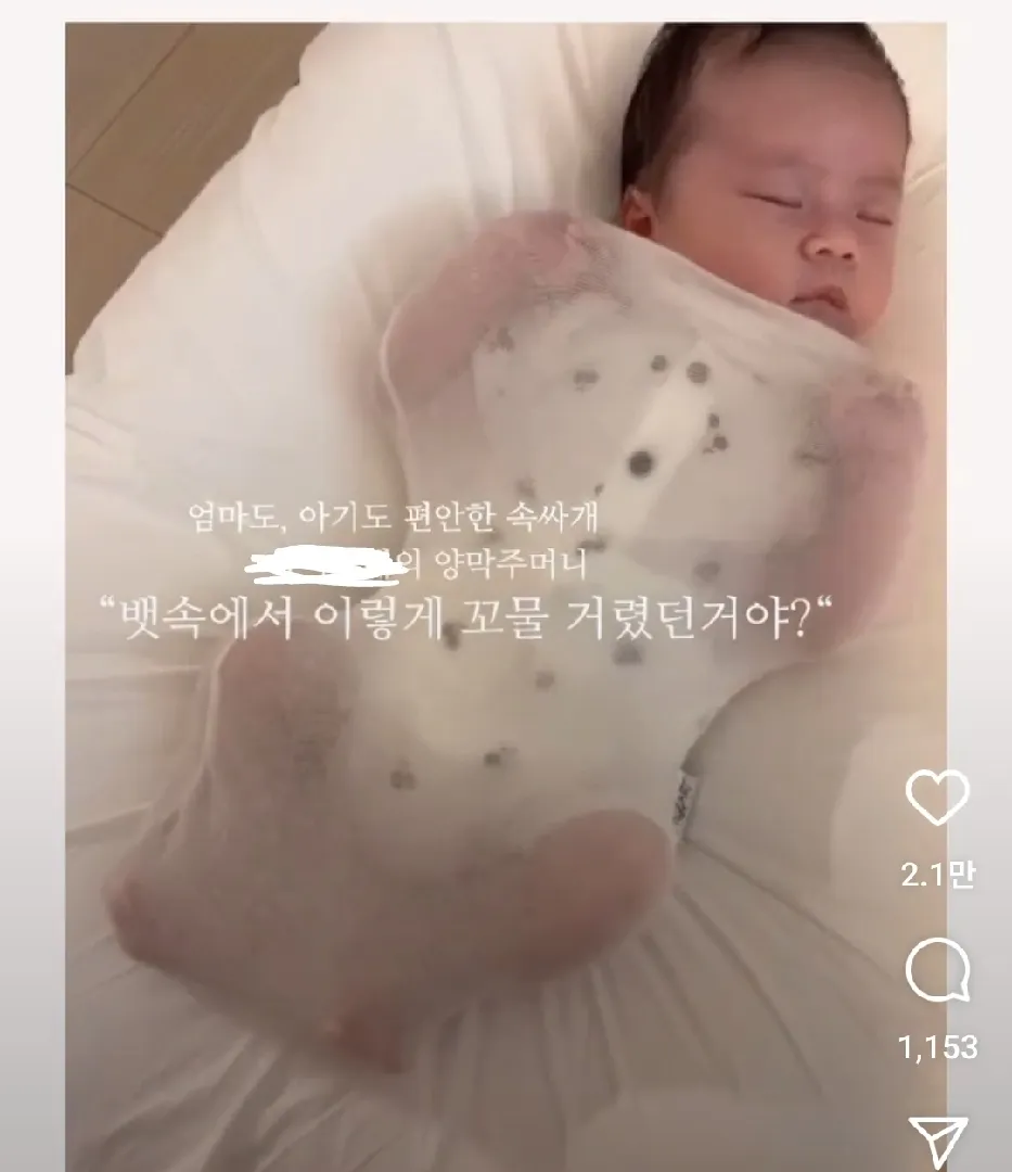 스와들업 안사고 양막주머니 같은거 사도 될까요?
