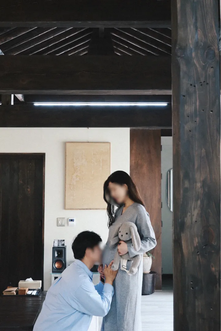 셀프 만삭 촬영 !