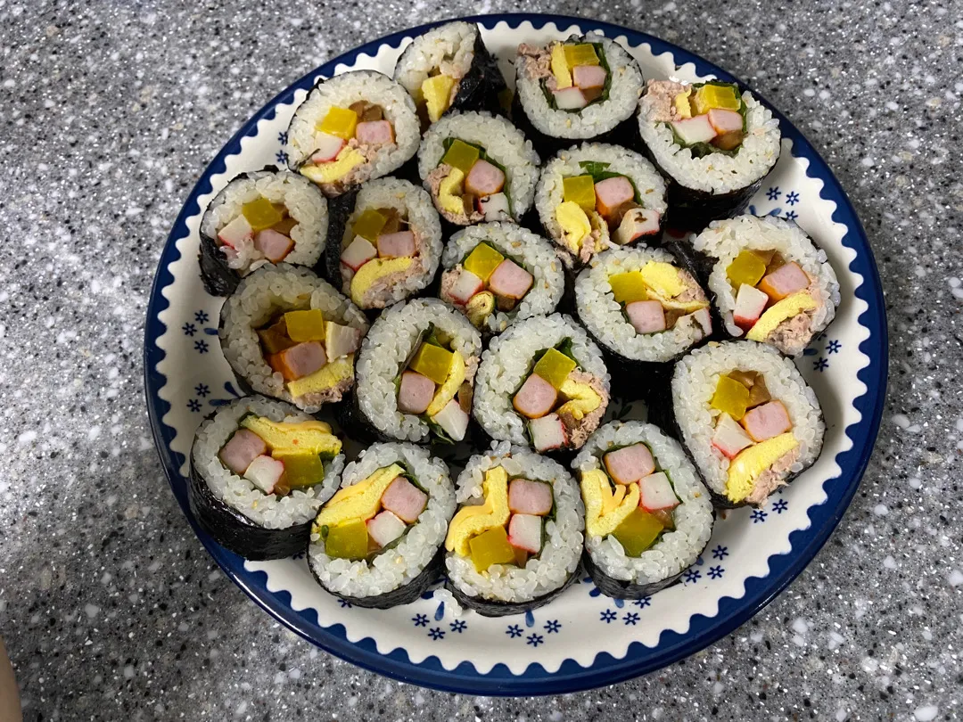 오늘저녁은 김밥입니당❤️❤️👼🏻👼🏻