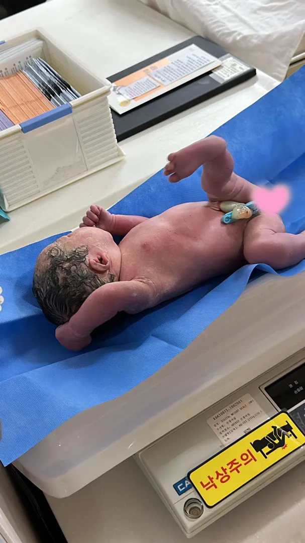 35w3d 아기 만났어요🌼👶🏻🌼