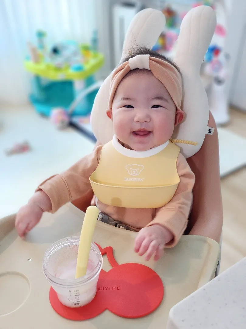 이유식 시작했어요!