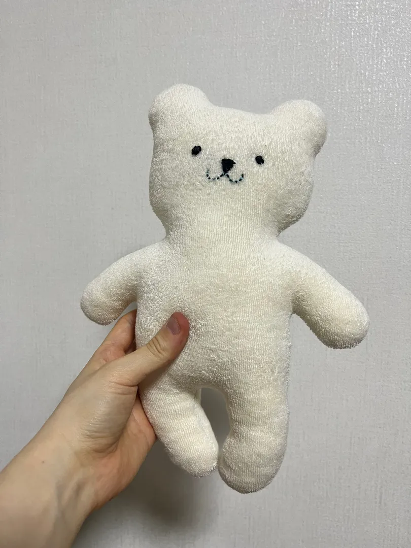 애착인형 만들었어요 ><
