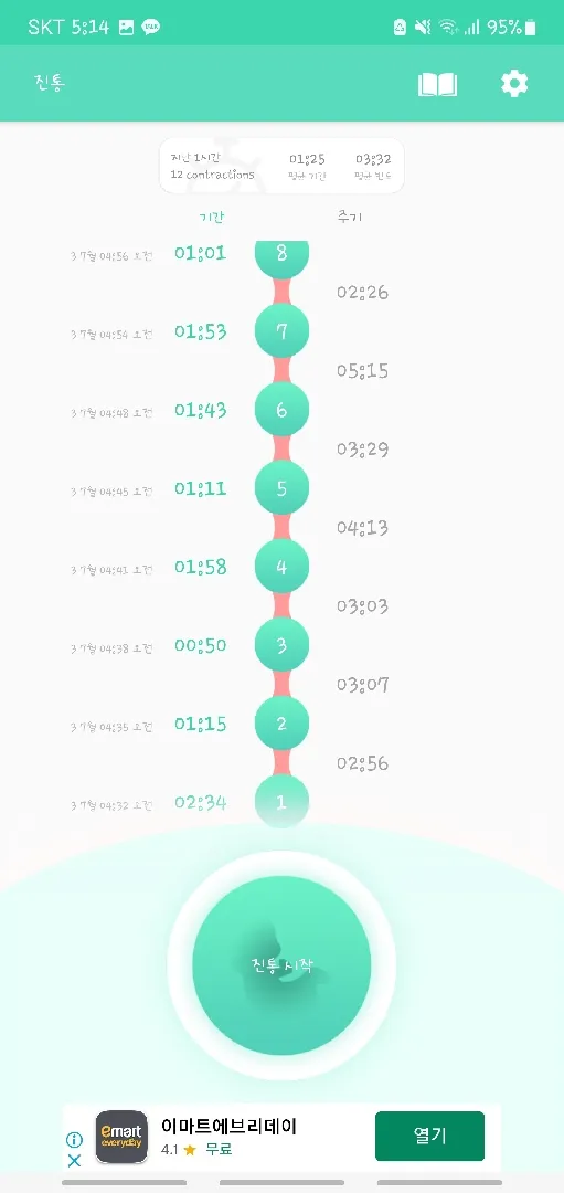 가진통...?