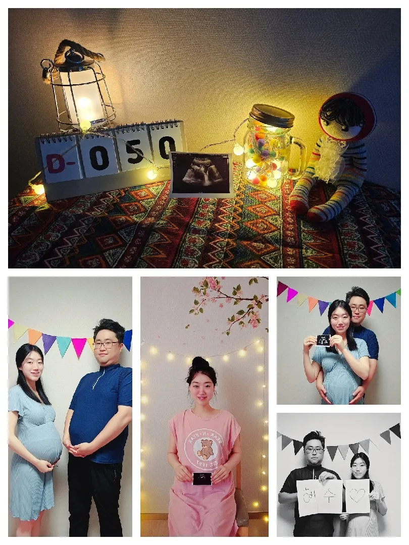 D-50셀프 만삭사진 찍어봤어요!