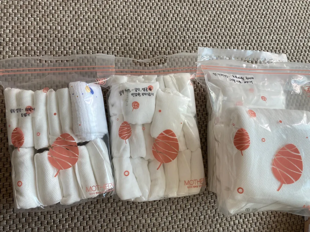 30주) 손수건 빨래 끝났어요!