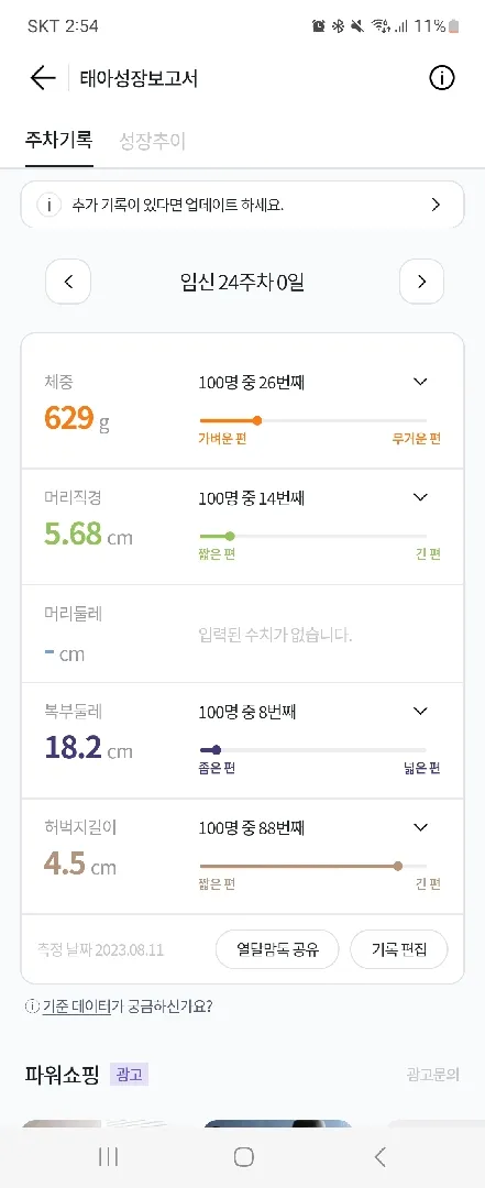 요샌 또 주수가 너무 안가네요