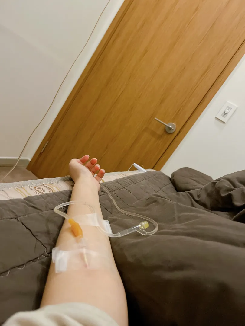 병원왔어용..