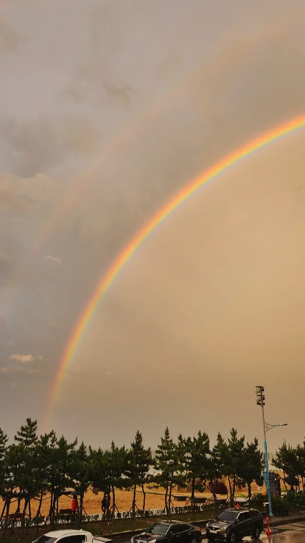 무지개🌈 보고 가세요~