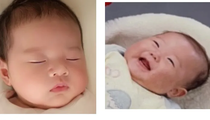 아빠 판박이 아들이에요