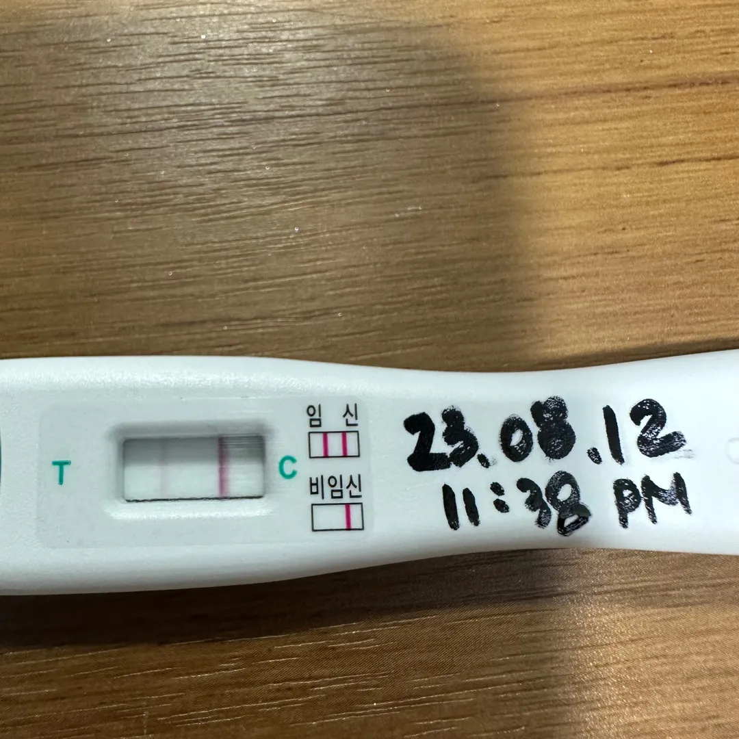 배란 +9,10일차 두줄?