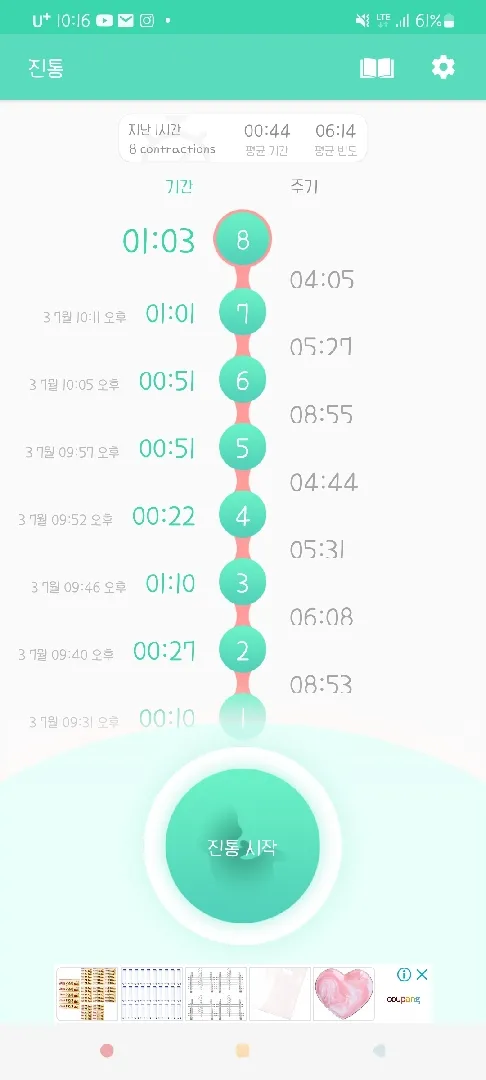 출산 전 증상일까요....?