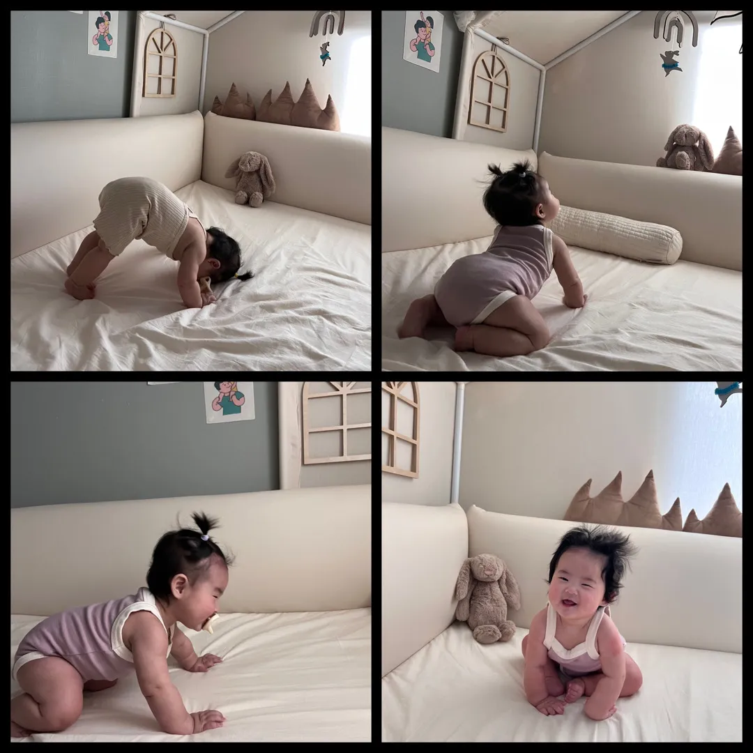 얼마 전에 기는 자세 한댔는데