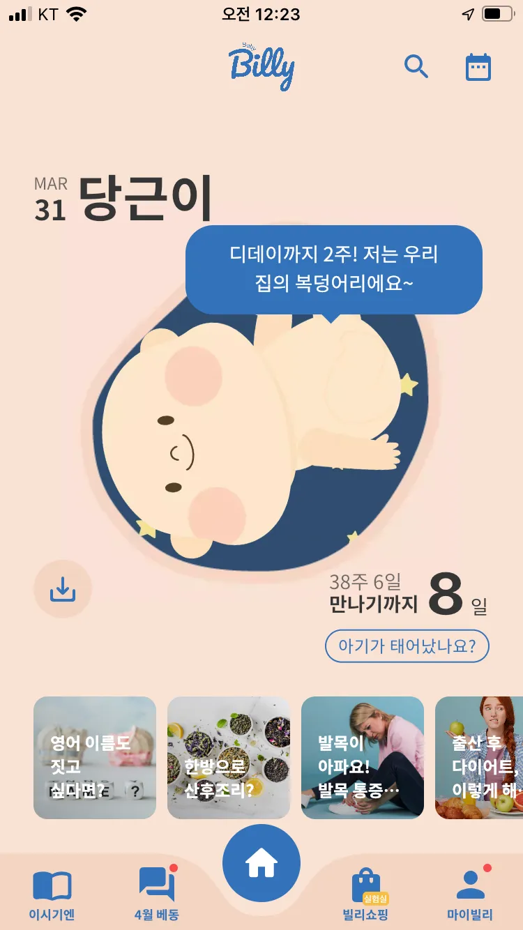 38주6일