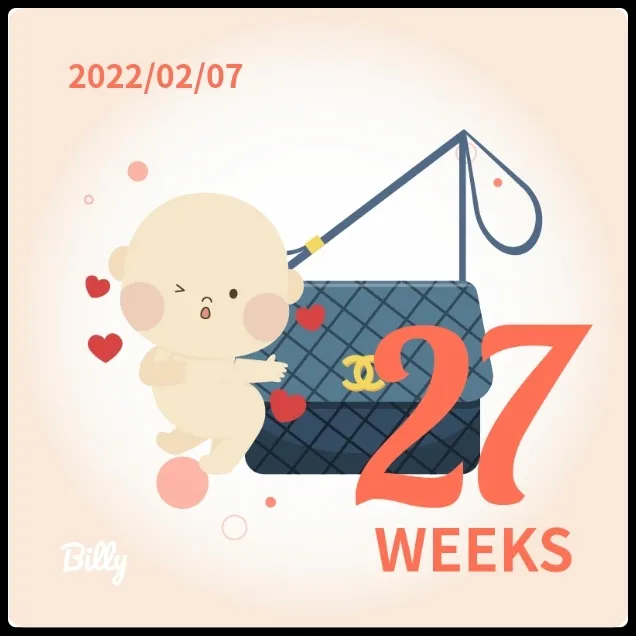 벌써 27주차에요