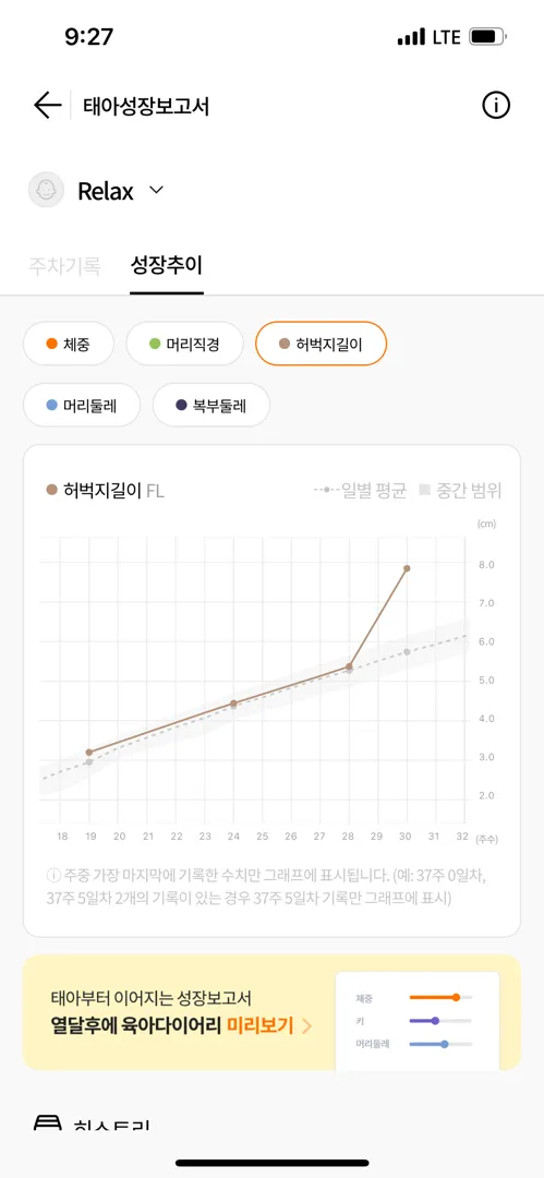 폭풍 허벅지 길이 성장?