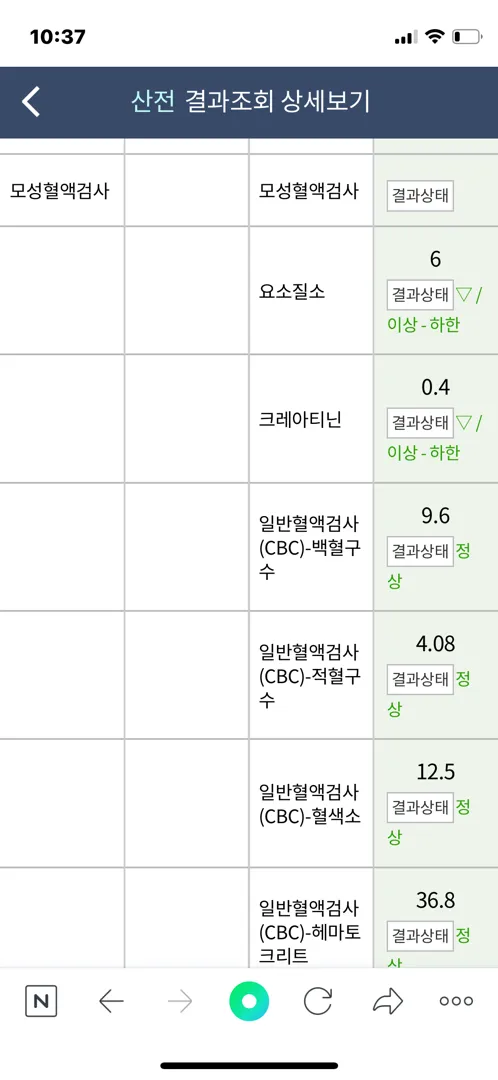 산전검사 모성혈액검사