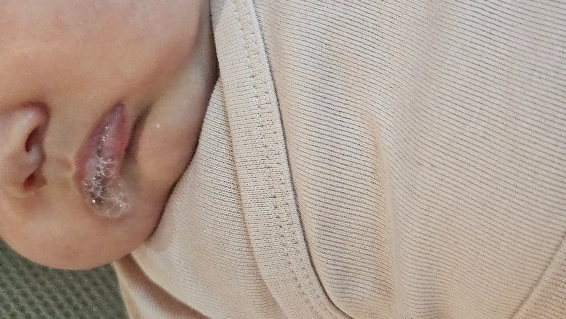 침이 벌써 이렇게 많을 수 있나요?