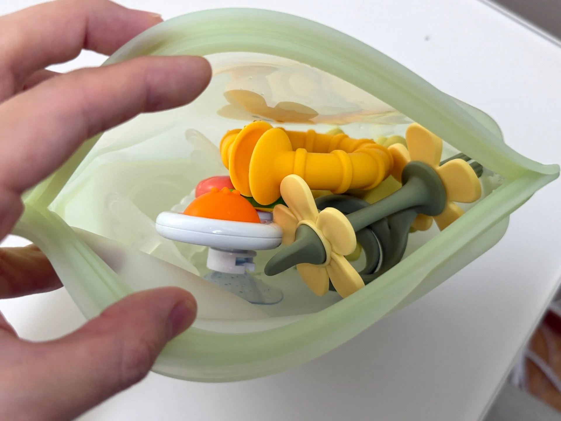 밀폐력 우수 이유식보관템! 아기자기 LAB 실리콘 지퍼팩 후기 3