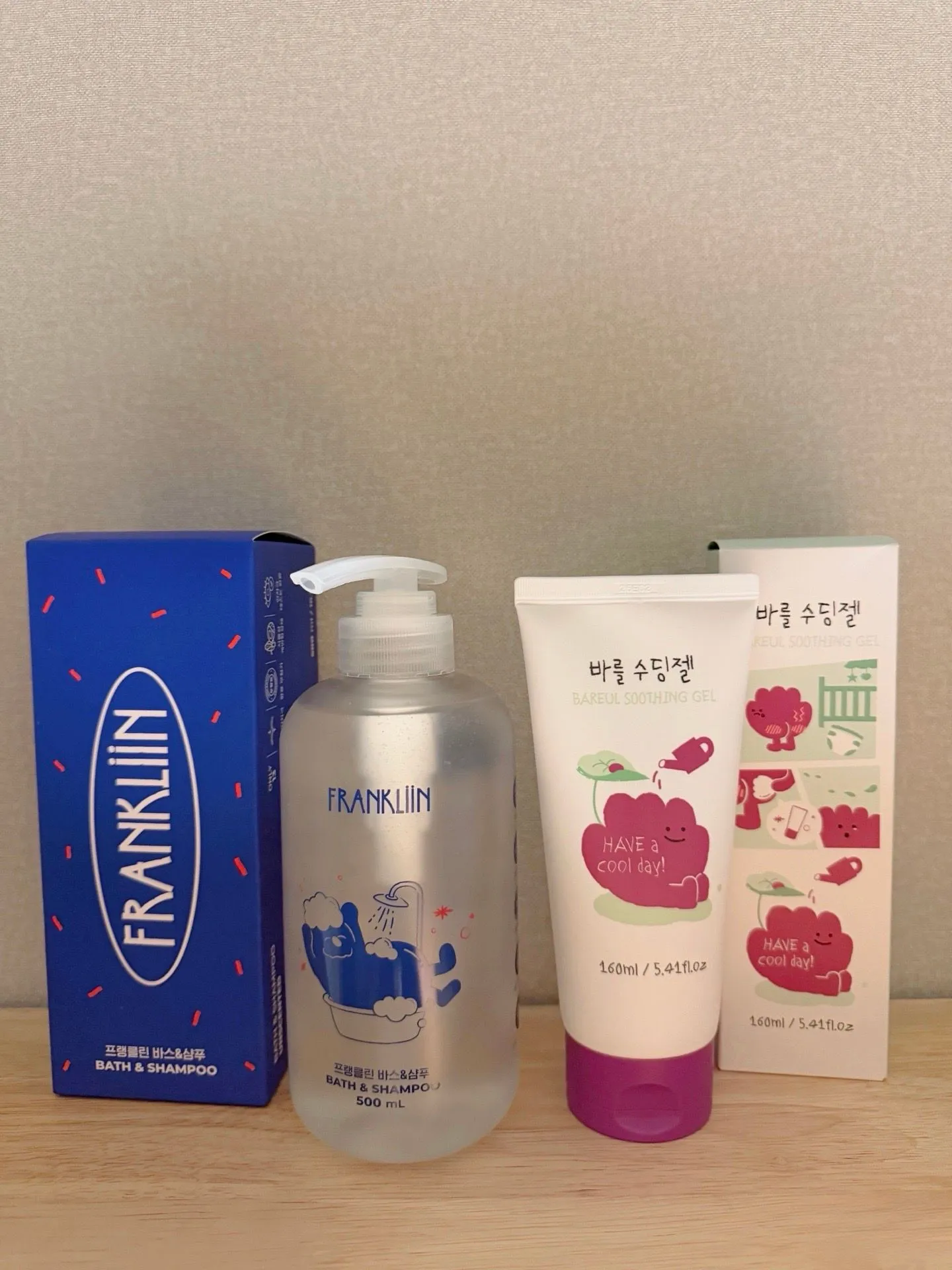 프랭클린 바를 바스앤샴푸 + 수딩젤 SET 2
