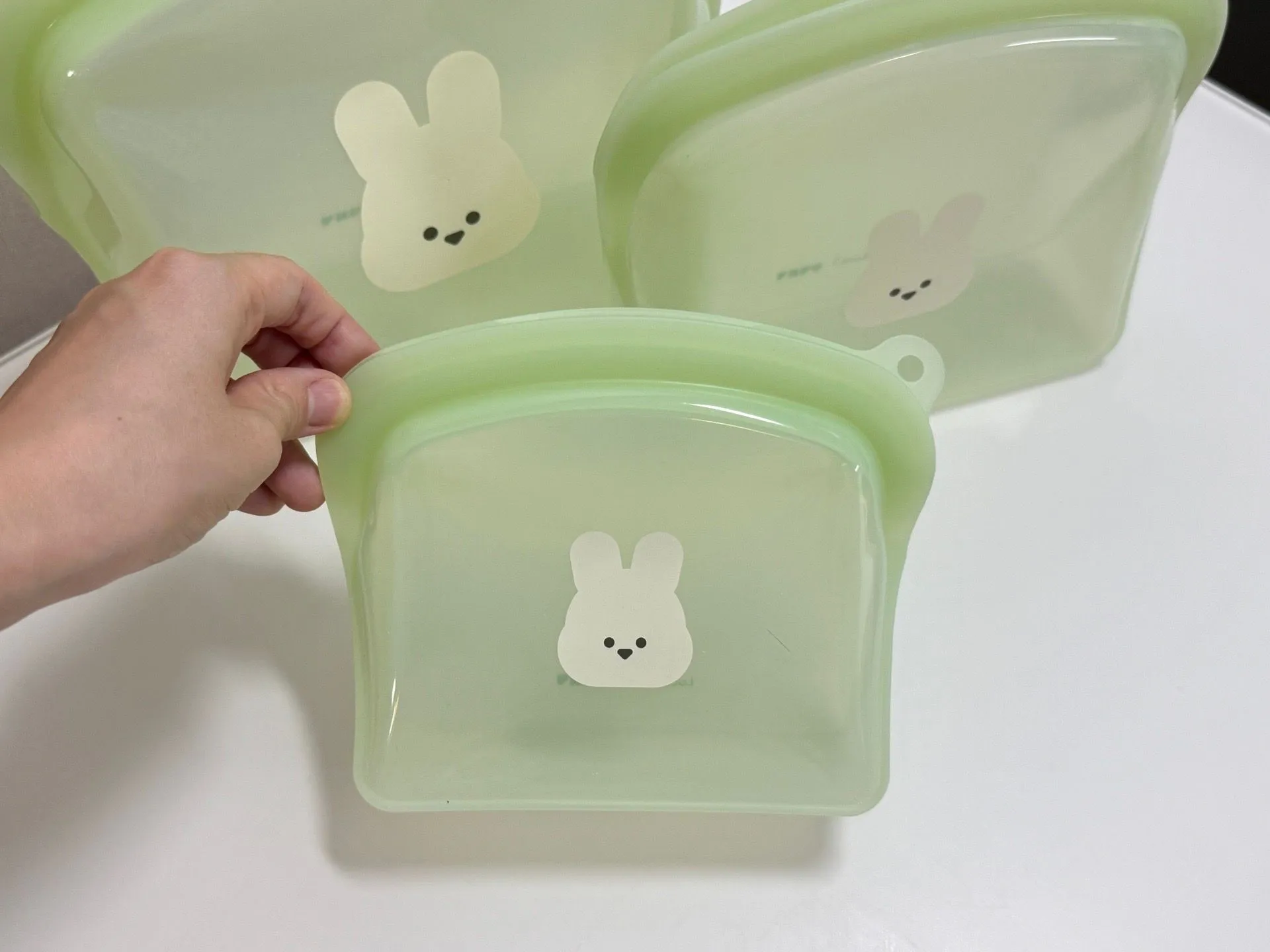 밀폐력 우수 이유식보관템! 아기자기 LAB 실리콘 지퍼팩 후기 5