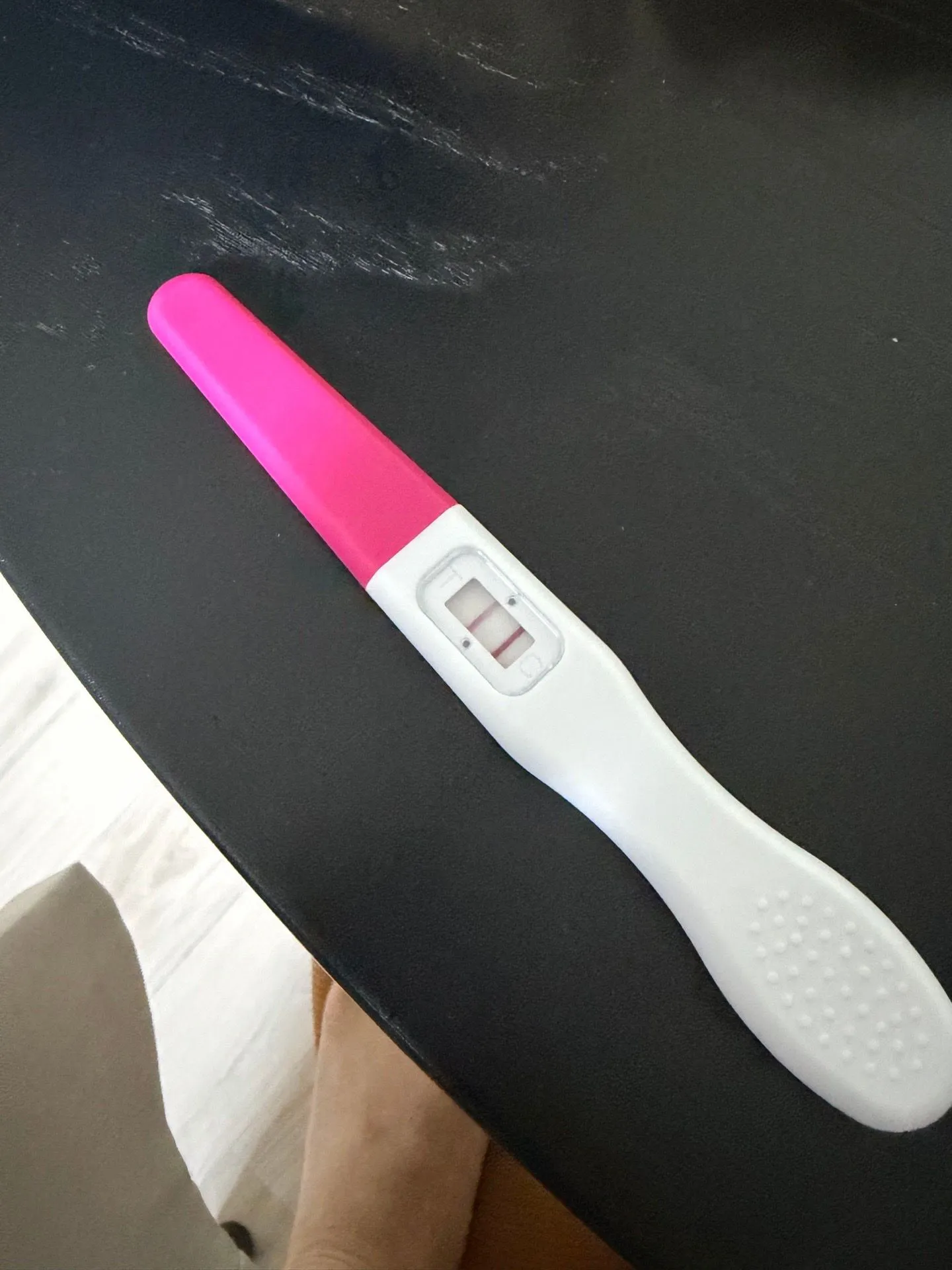 오늘 얼리테스트기로 처음 두줄 봤어요