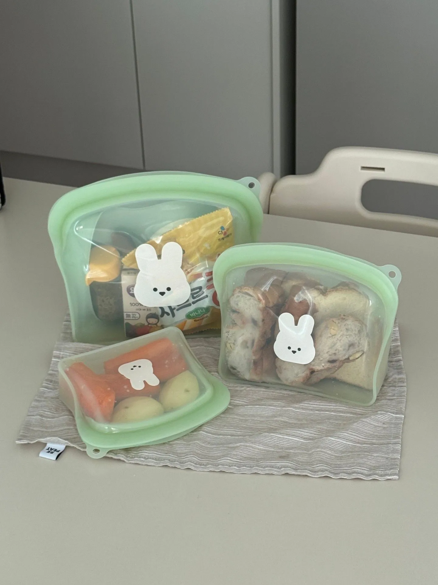 귀엽고 실용적인 아기자기LAB 실리콘 지퍼백 후기 3